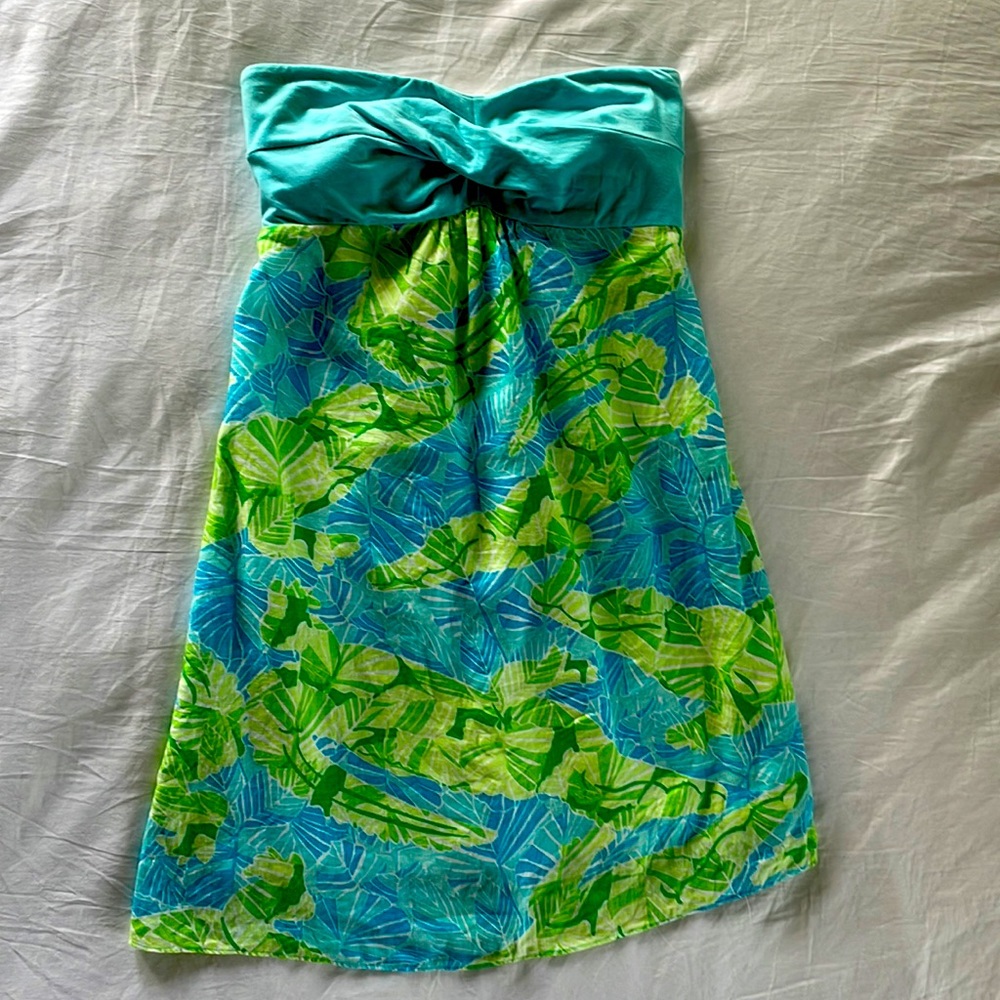 Lilly Pulitzer strapless dress size XS